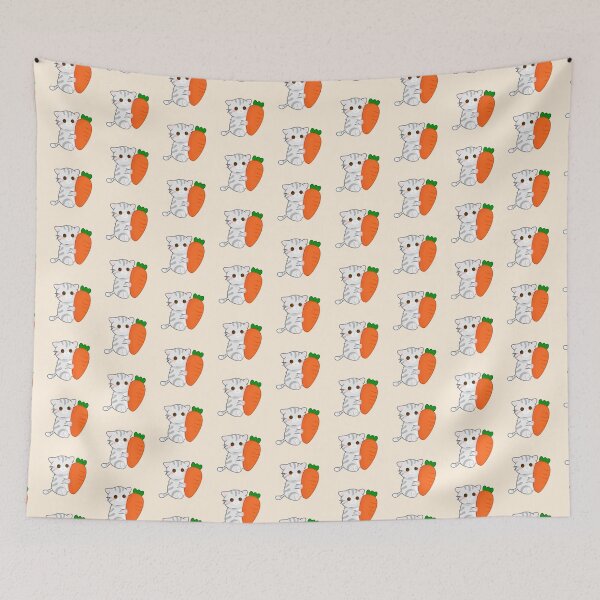 Item preview, Cat with Carrot designed and sold by takenoko-3.