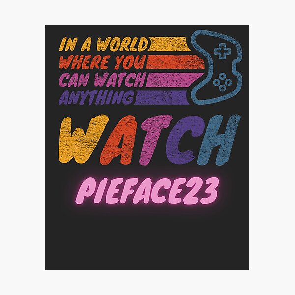 Item preview, Watch Pieface23 twitch streamer youtuber designed and sold by LAST WEEK'S STOLEN AESTHETICS.