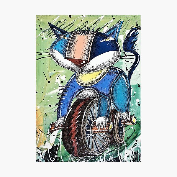Item preview, The biker cat gang, Daniel Acebo, Backroom Art designed and sold by The Sr Corchea Backroom Art.
