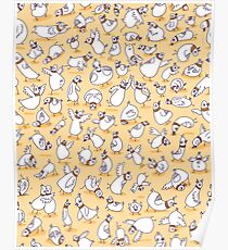 Goofy Pigeons Poster