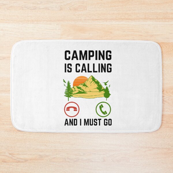 Item preview, Camping Is Calling And I Must Go, Camping Lover, Camping Quote designed and sold by AMINE  ★★★★★.