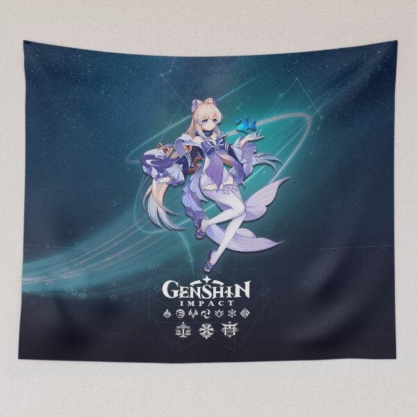 Item preview, Sangonomiya Kokomi Hydro Character Genshin Impact designed and sold by genshinwaifus.