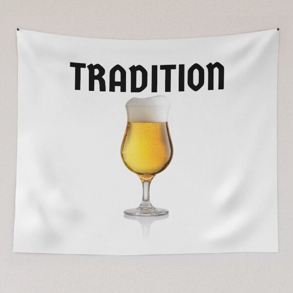 Artikelvorschau, Tradition und ein Bier entworfen und verkauft von DZ-Merch.