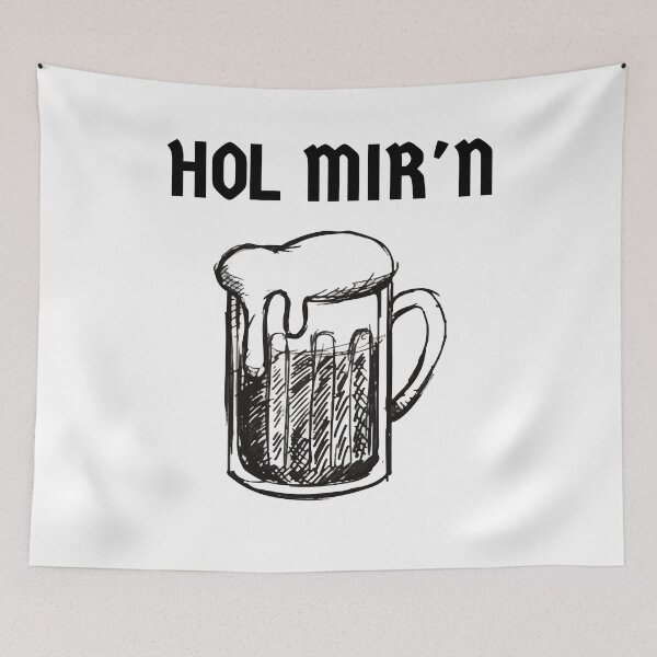 Artikelvorschau, Kopie von Hol mir'n Bier (Klassisch) entworfen und verkauft von DZ-Merch.