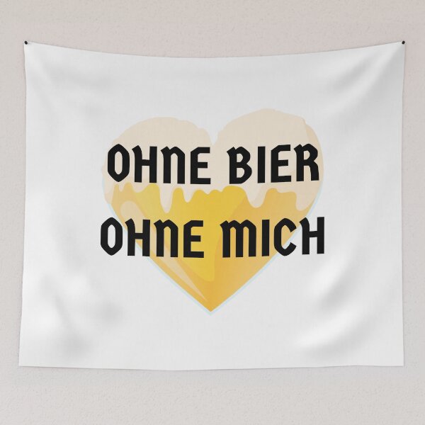 Artikelvorschau, Ohne Bier ohne mich entworfen und verkauft von DZ-Merch.