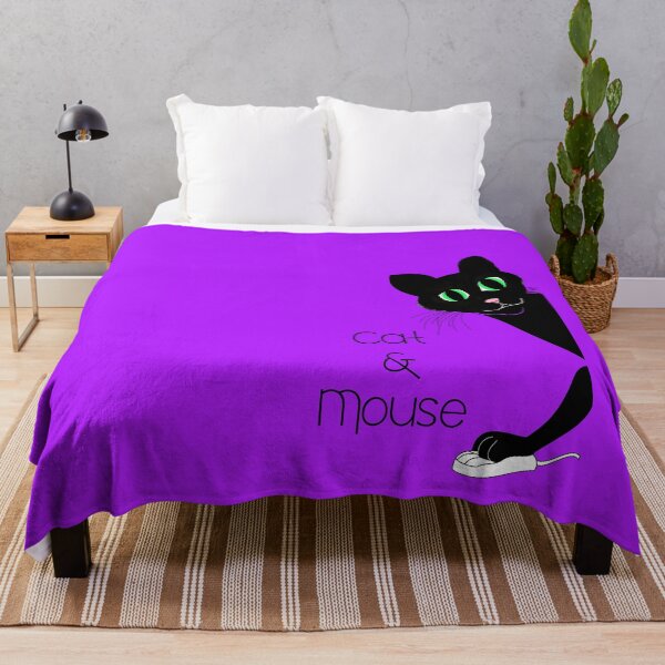 Item preview, Purple Cat & Mouse design designed and sold by MystixJack.