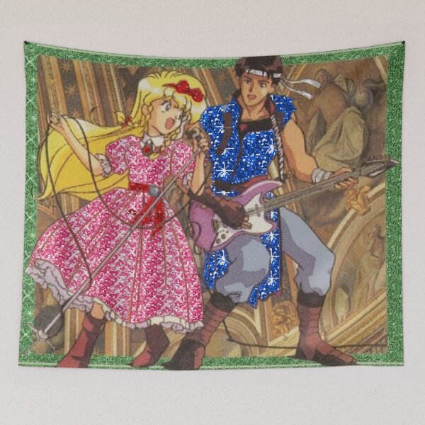 Item preview, Maria and Richter rockin' out (glitter) designed and sold by alurichter.