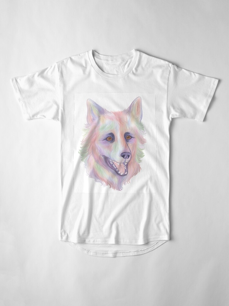 Thumbnail 4 of 5, Long T-Shirt, doggy designed and sold by sadhyena-art.