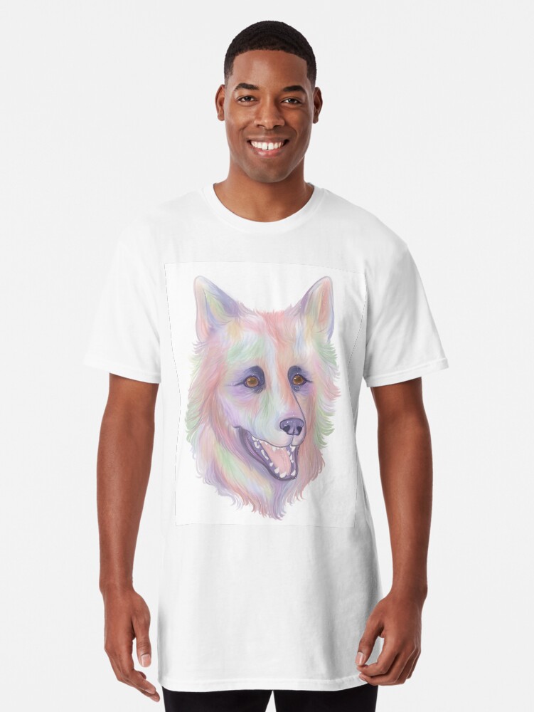 Thumbnail 1 of 5, Long T-Shirt, doggy designed and sold by sadhyena-art.