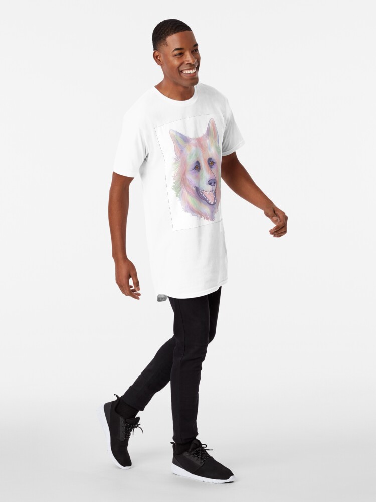 Thumbnail 3 of 5, Long T-Shirt, doggy designed and sold by sadhyena-art.