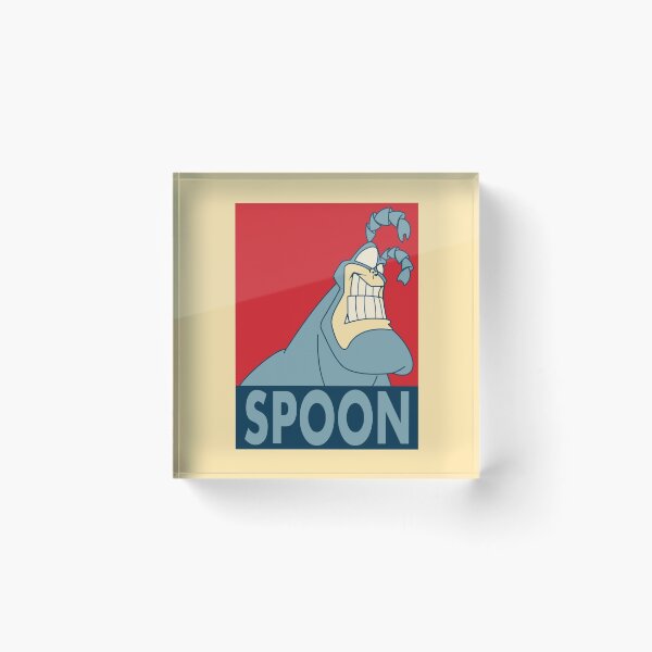 Item preview, The Tick SPOON- "Hope" Poster Parody designed and sold by wanderingent.