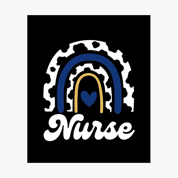 Item preview, Nurse Cow Print Rainbow | Gift For Nurse | Fun Nurse designed and sold by DevlynnDesigns.