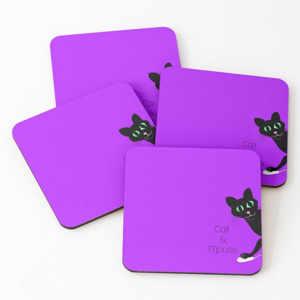 Item preview, Purple Cat & Mouse design  designed and sold by MystixJack.