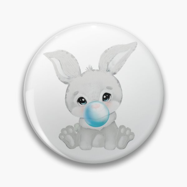 Item preview, Baby Bunny Blue Bubble Gum designed and sold by MonkeyBizness.