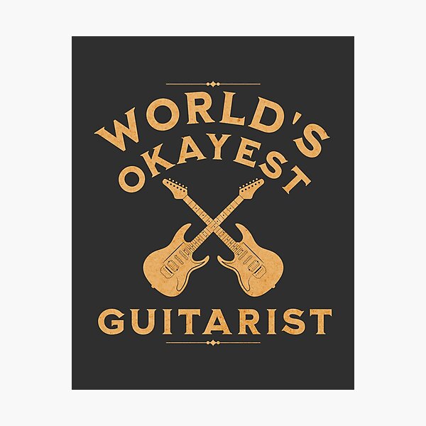 Item preview, World's Okayest Guitarist designed and sold by bloody-L.
