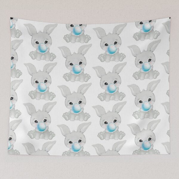 Item preview, Baby Bunny Blue Bubble Gum designed and sold by MonkeyBizness.