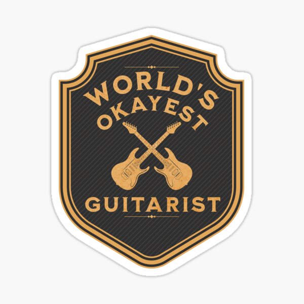 Item preview, World's Okayest Guitarist designed and sold by bloody-L.