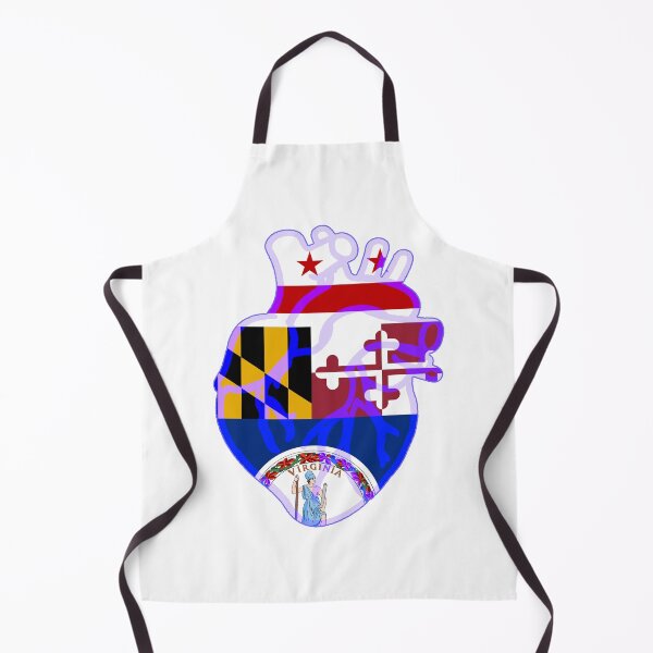 Item preview, DMV Flag Heart designed and sold by kmtnewsman.