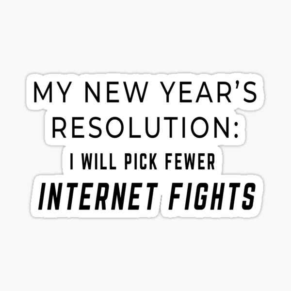 New Years Resolutions Stickers for Sale | Redbubble