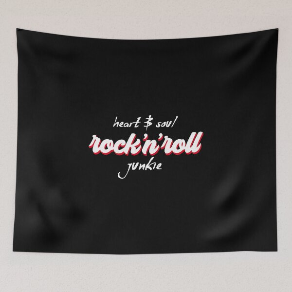 Item preview, HEART & SOUL ROCK'N'ROLL JUNKIE designed and sold by PunkyMule.