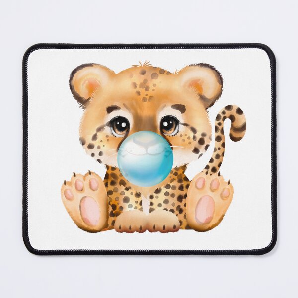 Item preview, Baby Cheetah Blue Bubble Gum designed and sold by MonkeyBizness.