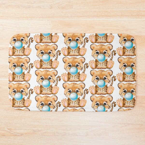 Item preview, Baby Cheetah Blue Bubble Gum designed and sold by MonkeyBizness.