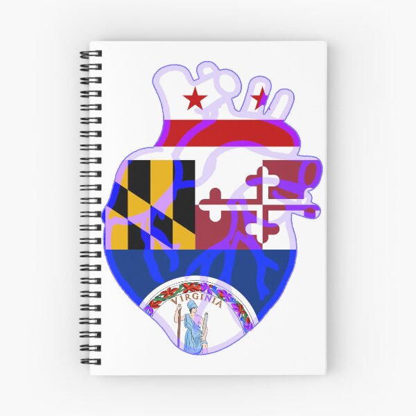Item preview, DMV Flag Heart designed and sold by kmtnewsman.