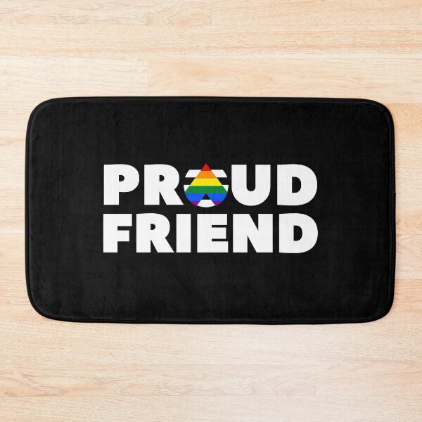 Item preview, Proud Friend Allies. LGBTQ Ally Pride designed and sold by Subtle Pride Shop.