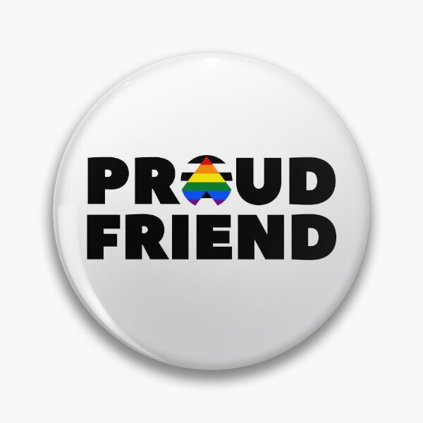 Item preview, Proud Friend Allies. LGBTQ Ally Pride designed and sold by Subtle Pride Shop.