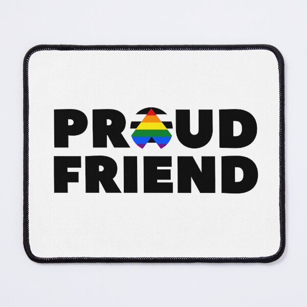 Item preview, Proud Friend Allies. LGBTQ Ally Pride designed and sold by Subtle Pride Shop.