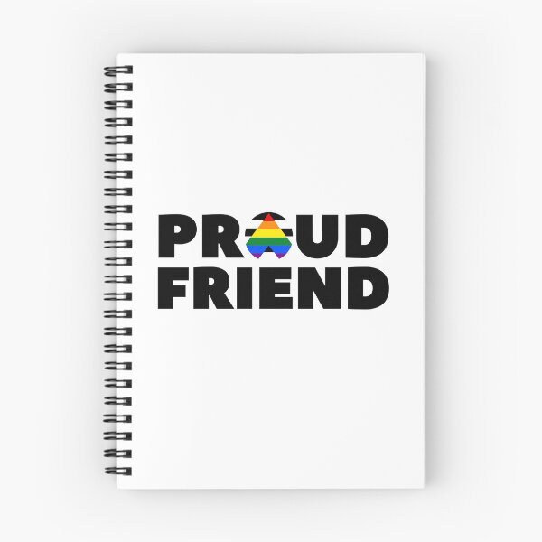 Item preview, Proud Friend Allies. LGBTQ Ally Pride designed and sold by Subtle Pride Shop.