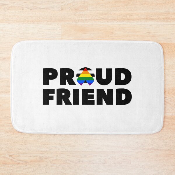 Item preview, Proud Friend Allies. LGBTQ Ally Pride designed and sold by Subtle Pride Shop.