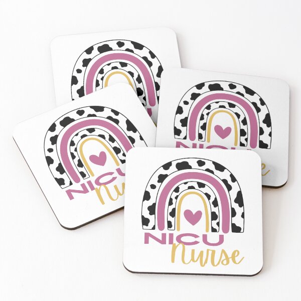 Item preview, NICU Nurse Cow Print Rainbow | Gift For Nurse | Fun NICU Nurse designed and sold by DevlynnDesigns.