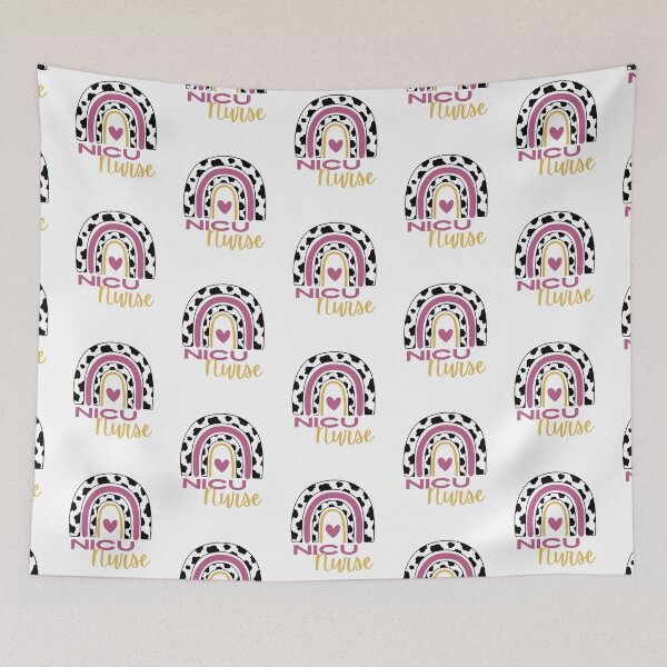 Item preview, NICU Nurse Cow Print Rainbow | Gift For Nurse | Fun NICU Nurse designed and sold by DevlynnDesigns.