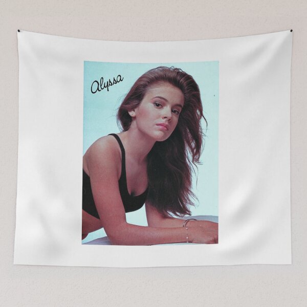 Item preview, alyssa milano stickers designed and sold by Pop-clothes.