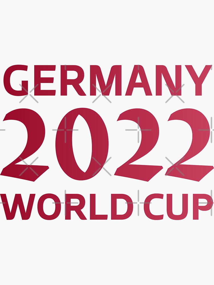 "GERMANY world cup 2022" Sticker by ABDELHAKOUARDI Redbubble