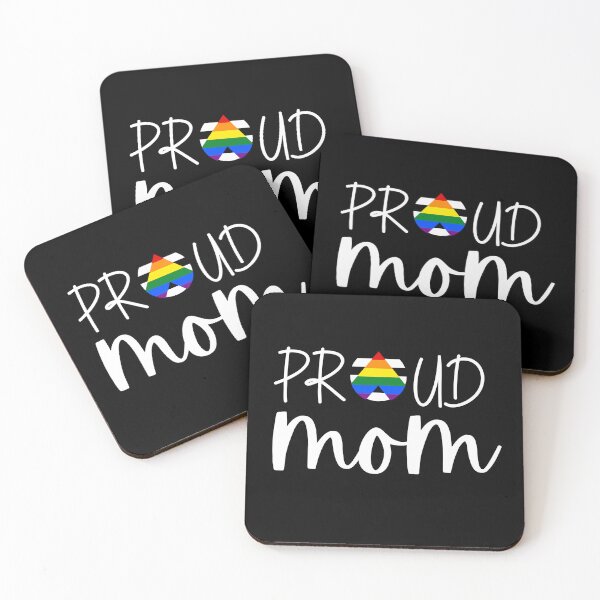 Item preview, Proud Mom Allies. LGBTQ Ally Pride designed and sold by Subtle Pride Shop.