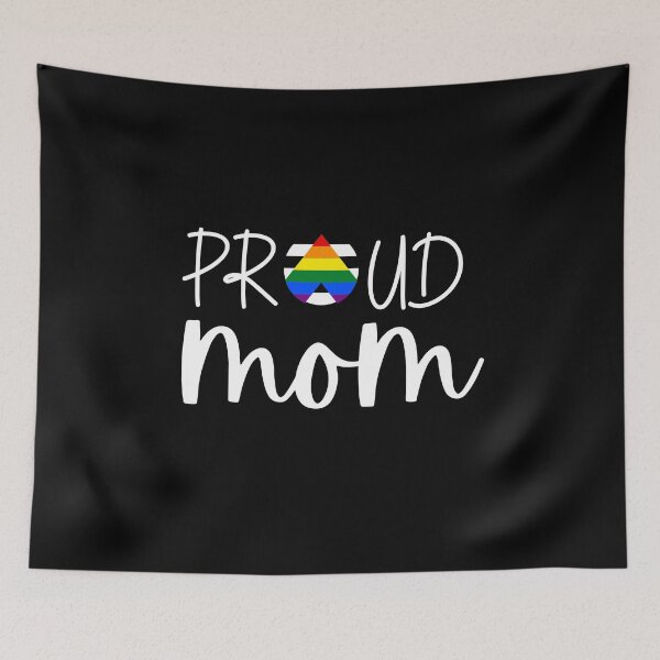 Item preview, Proud Mom Allies. LGBTQ Ally Pride designed and sold by Subtle Pride Shop.