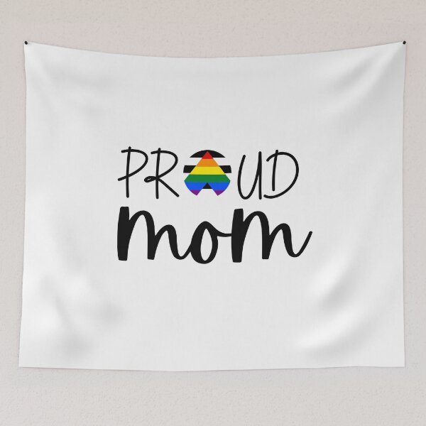 Item preview, Proud Mom Allies. LGBTQ Ally Pride designed and sold by Subtle Pride Shop.