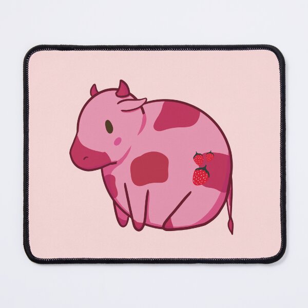 Item preview, Round Strawberry Cow designed and sold by KaitLouise.