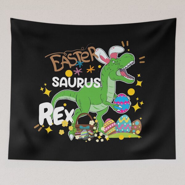 Item preview, Easter Saurus Rex!! -Happy Easter 2022!! - Cute Easter Bunny!! designed and sold by SoffyLee586.
