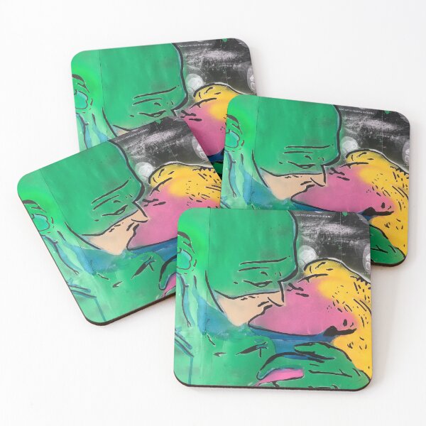 Item preview, Super Kiss | Graffiti wall | Pop art | Street-art aesthetics designed and sold by CiceroSpin.