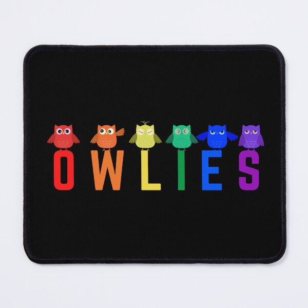 Item preview, Owlies Allies Pun. LGBTQ Ally Pride designed and sold by Subtle Pride Shop.