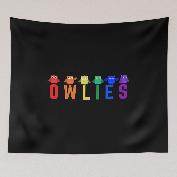 Item preview, Owlies Allies Pun. LGBTQ Ally Pride designed and sold by Subtle Pride Shop.