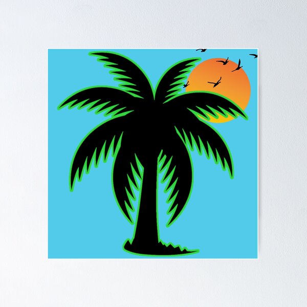 Item preview, Palm Tree In The Sun - Cor 05 designed and sold by SumarUp.