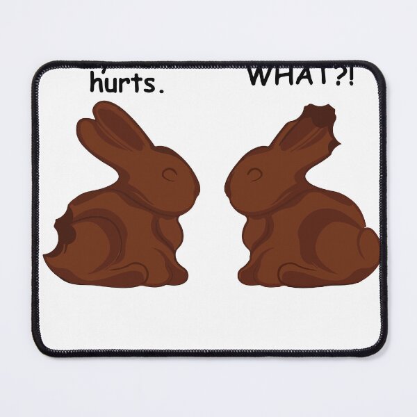 Item preview, My Butt Hurts Chocolate Bunny designed and sold by selimane.