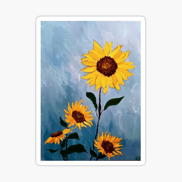 Sunflowers Sticker