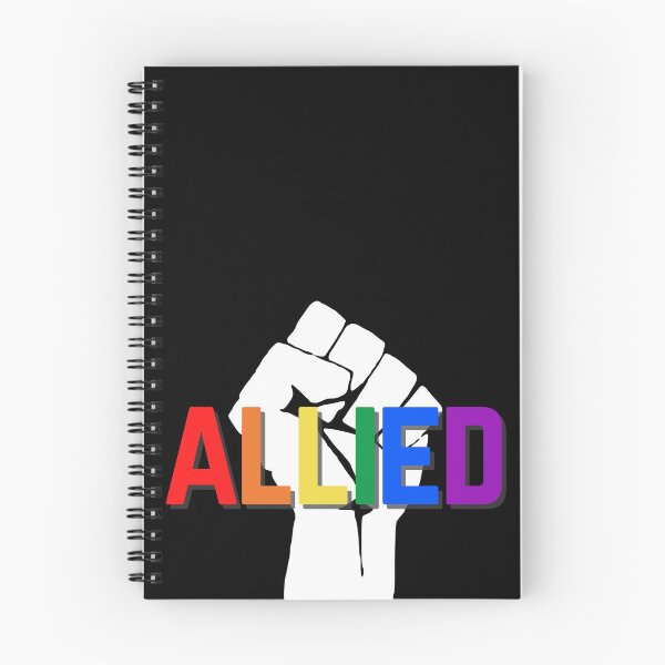 Item preview, Allies Fist in the Air. LGBTQ Ally Pride designed and sold by Subtle Pride Shop.