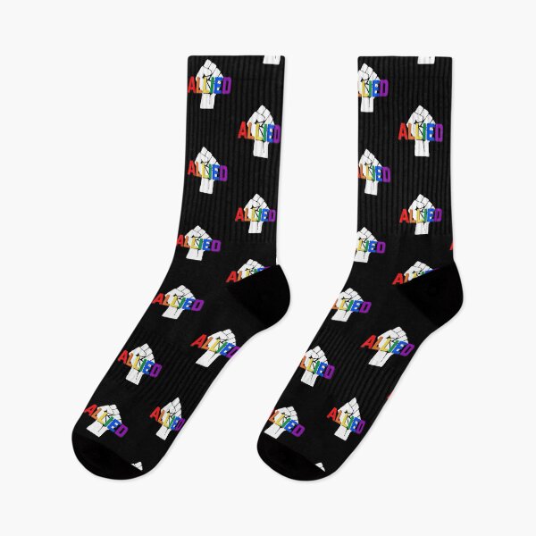 Item preview, Allies Fist in the Air. LGBTQ Ally Pride designed and sold by Subtle Pride Shop.