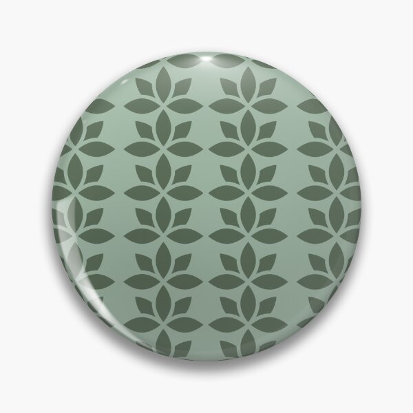 Item preview, Green blue indian lotus pattern designed and sold by Thegentleshop.